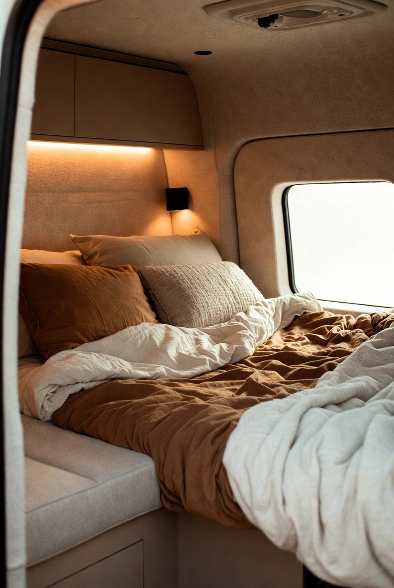 Comfort and Aesthetics in Vanlife Interiors