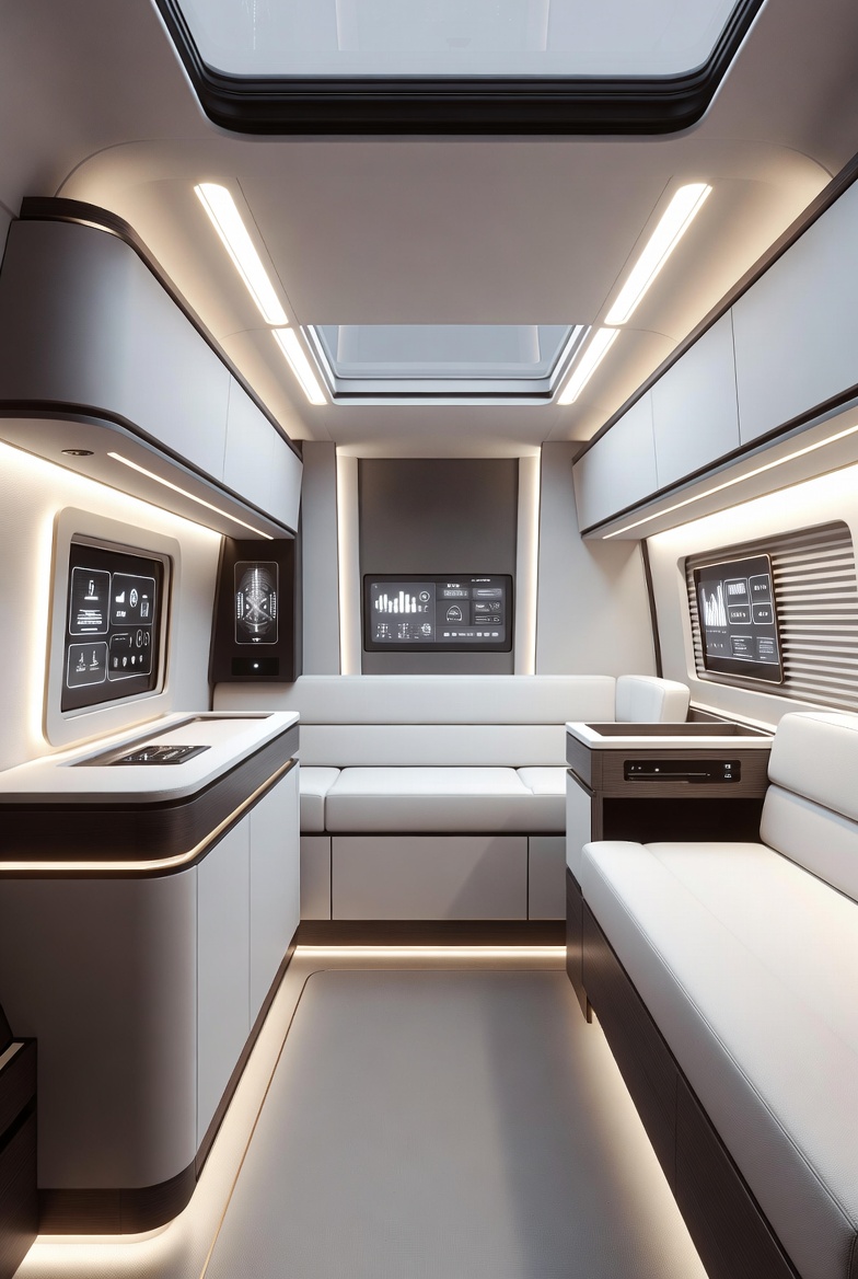 High-Tech Smart Camper