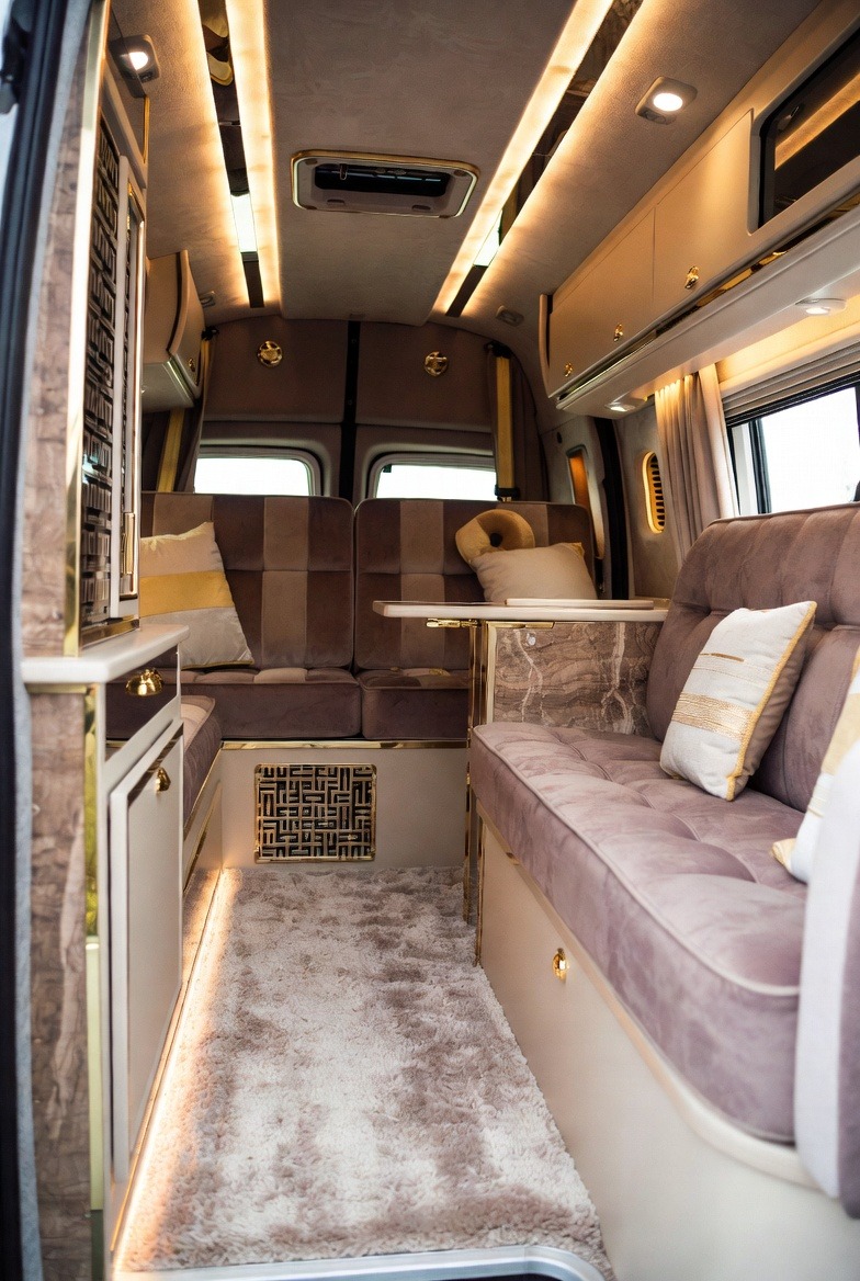 Luxury Lounge with Plush Fabrics