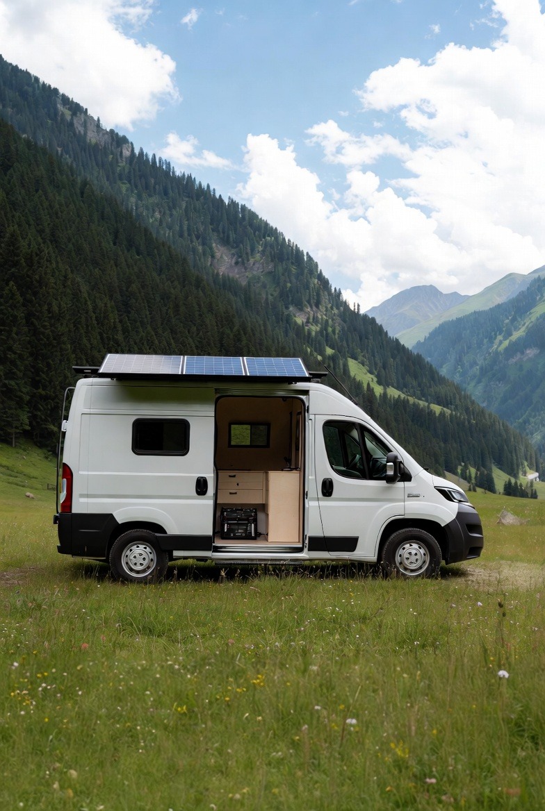 Off-Grid Solar-Powered Camper