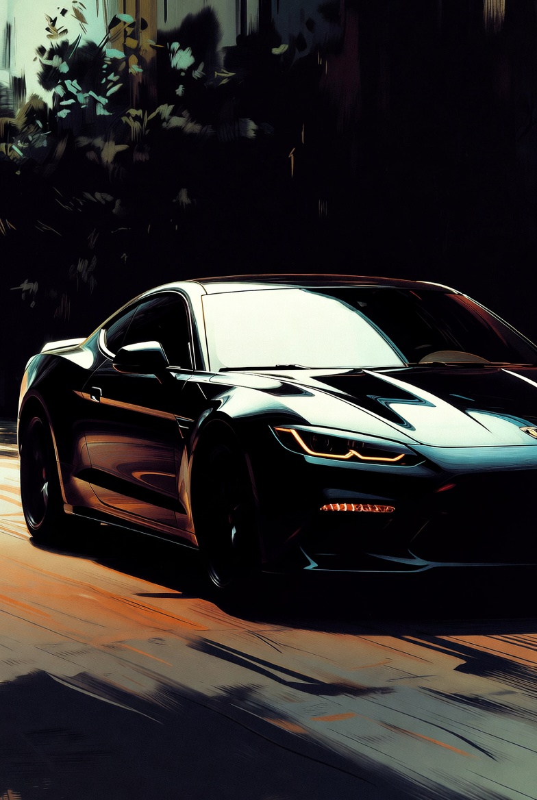 The Artistic Luxury Car Interpretation