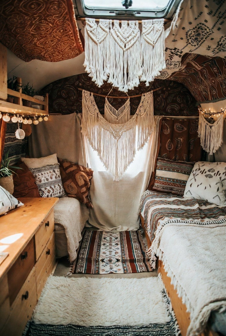 Themed Bohemian Style Camper