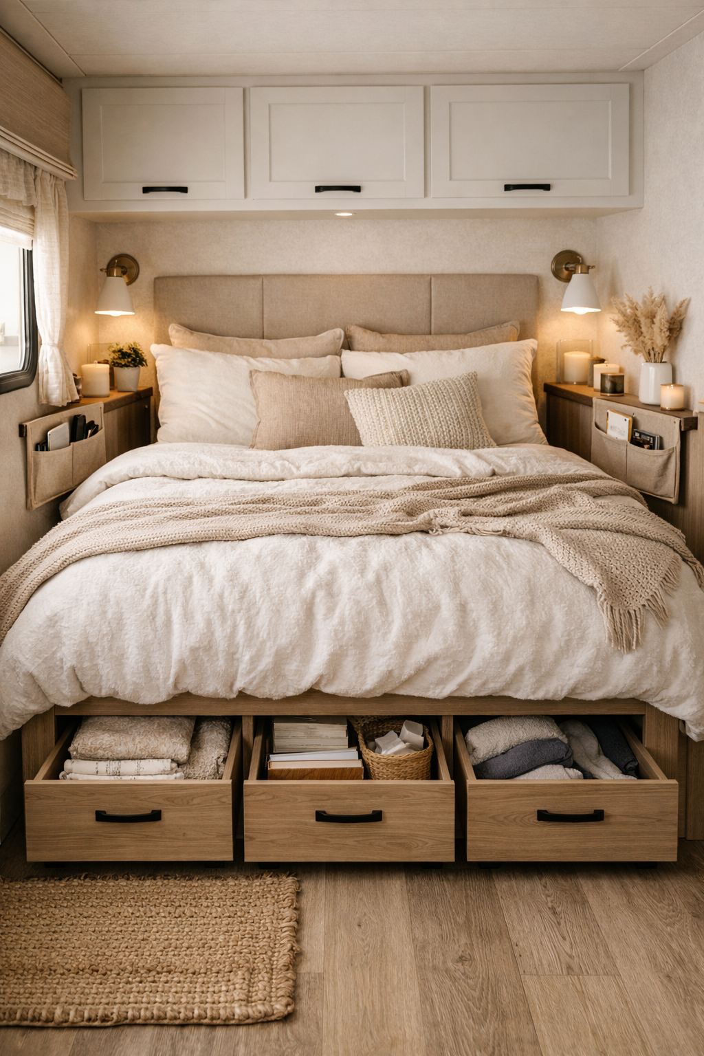 Bedroom RV Storage Solutions for Comfort and Privacy