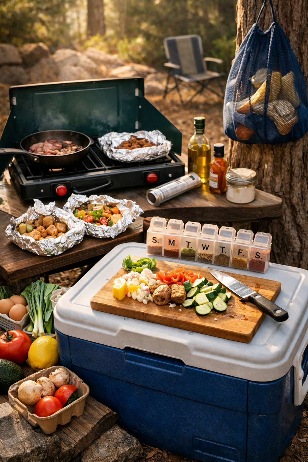 Camp Kitchen and Food Preparation Hacks