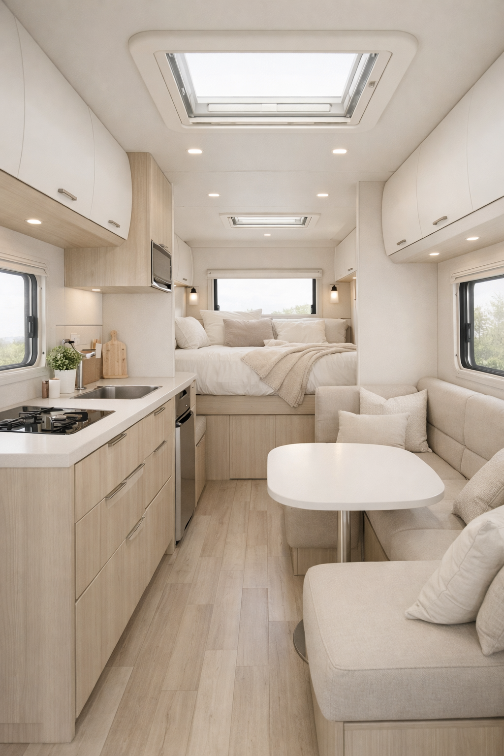 Creating Visual Flow in a Small RV Space