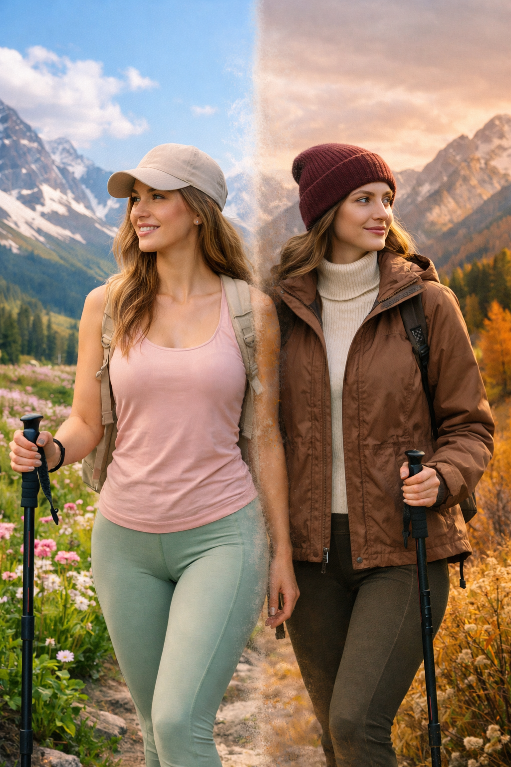 Seasonal Adjustments for Girly Hiking Outfits