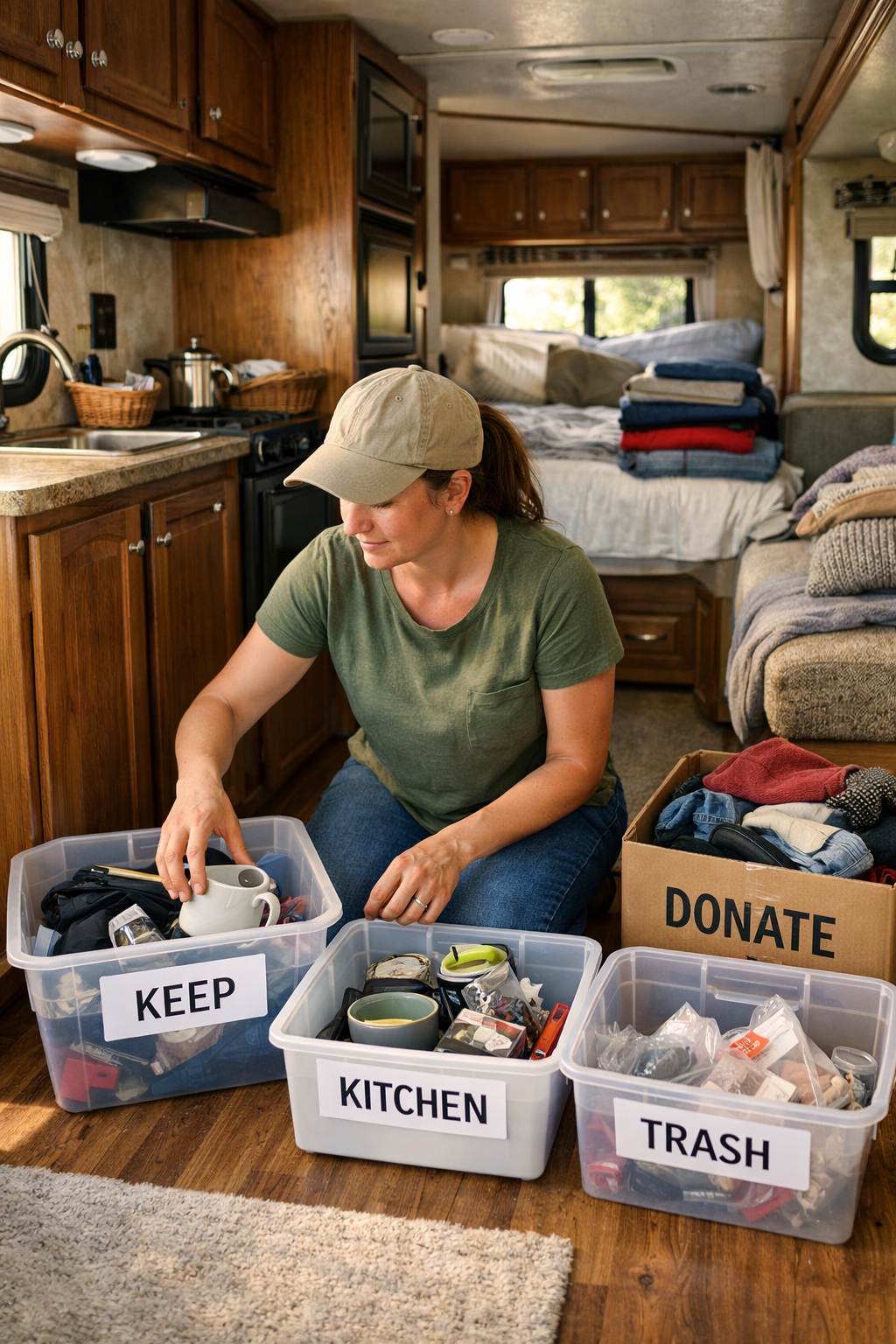 Start with a Realistic Decluttering Process