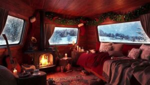 cozy camper interior