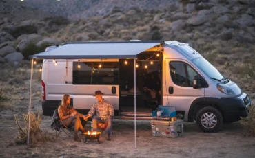 romantic camper van interior