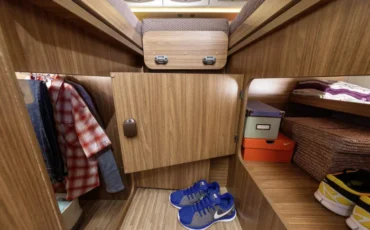 space saving camper storage