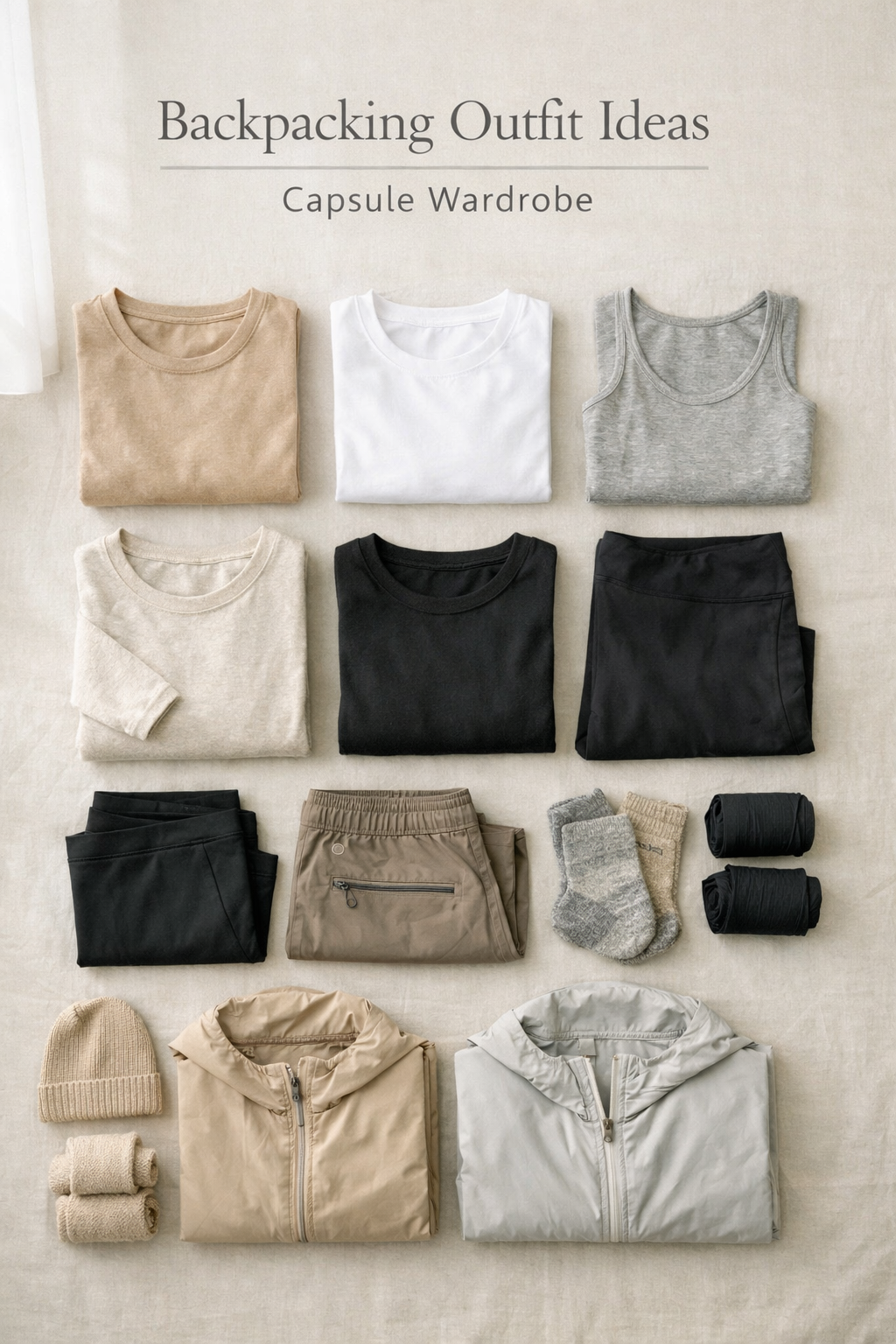 Building a Capsule Backpacking Wardrobe