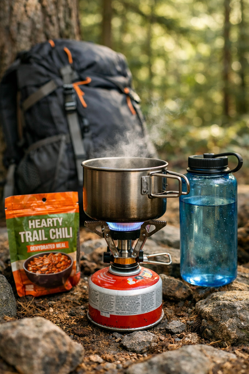 Food, Water, and Cooking Essentials on the Trail