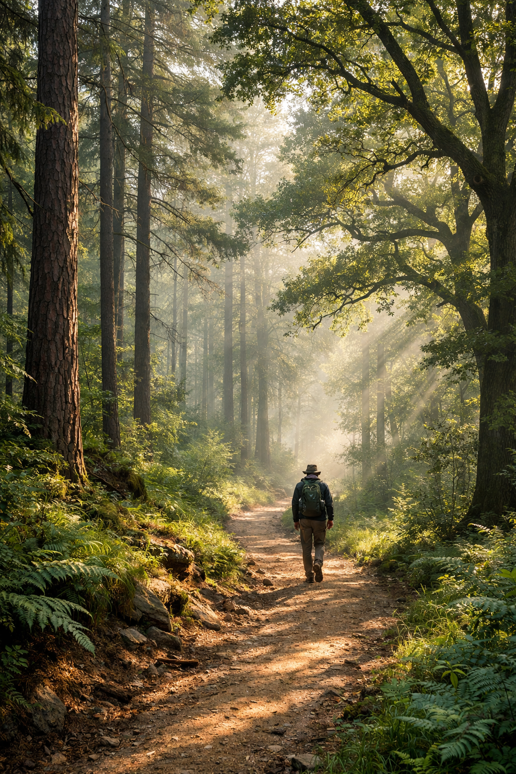 Forest Trails Immersion in Calm and Natural Rhythm