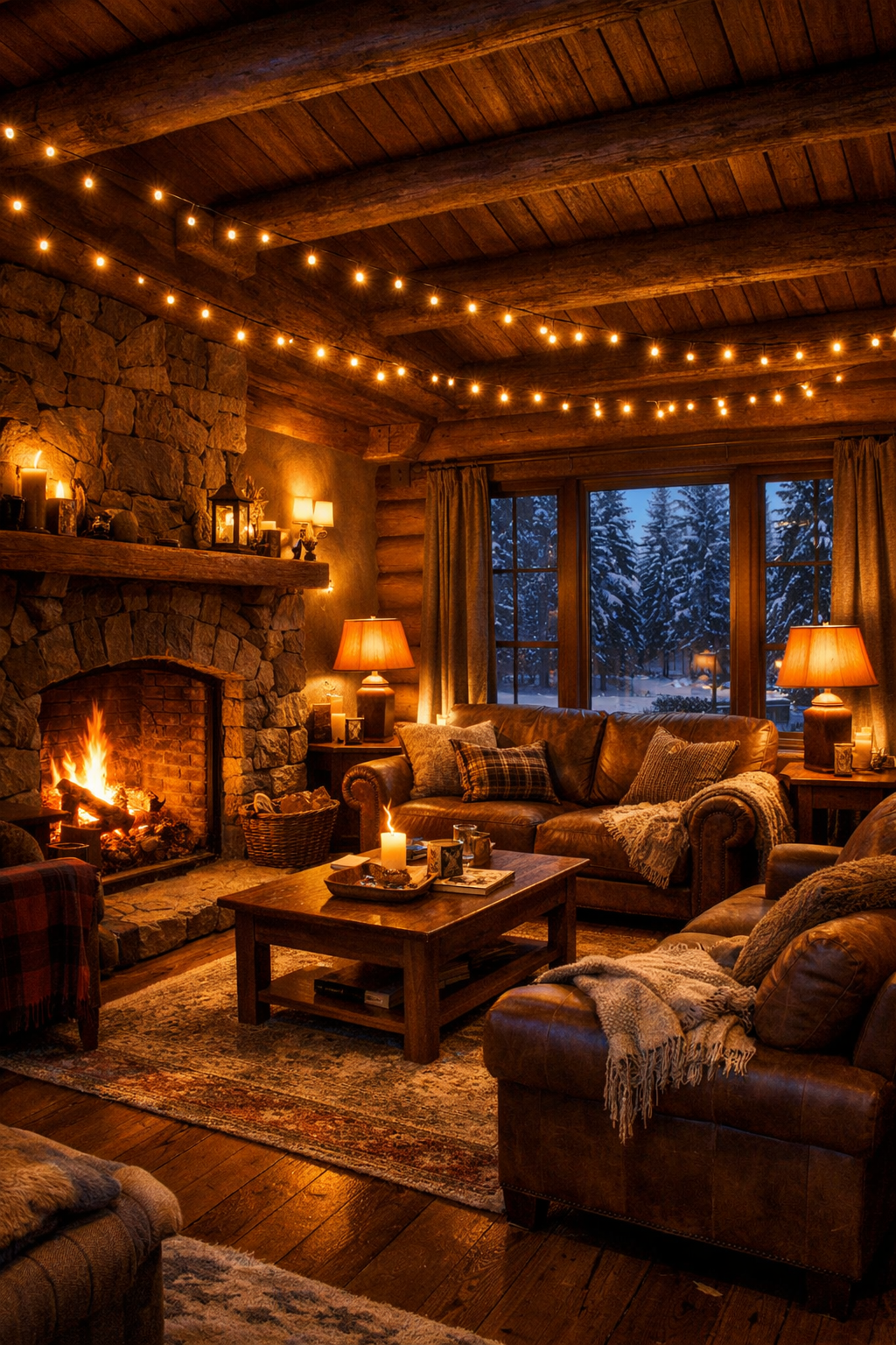 Illuminating Relaxation Lighting Ideas for a Cozy Cabin Interior