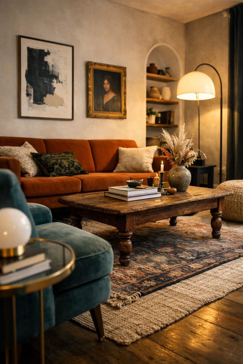 Mixing Furniture Styles for an Eclectic Living Room