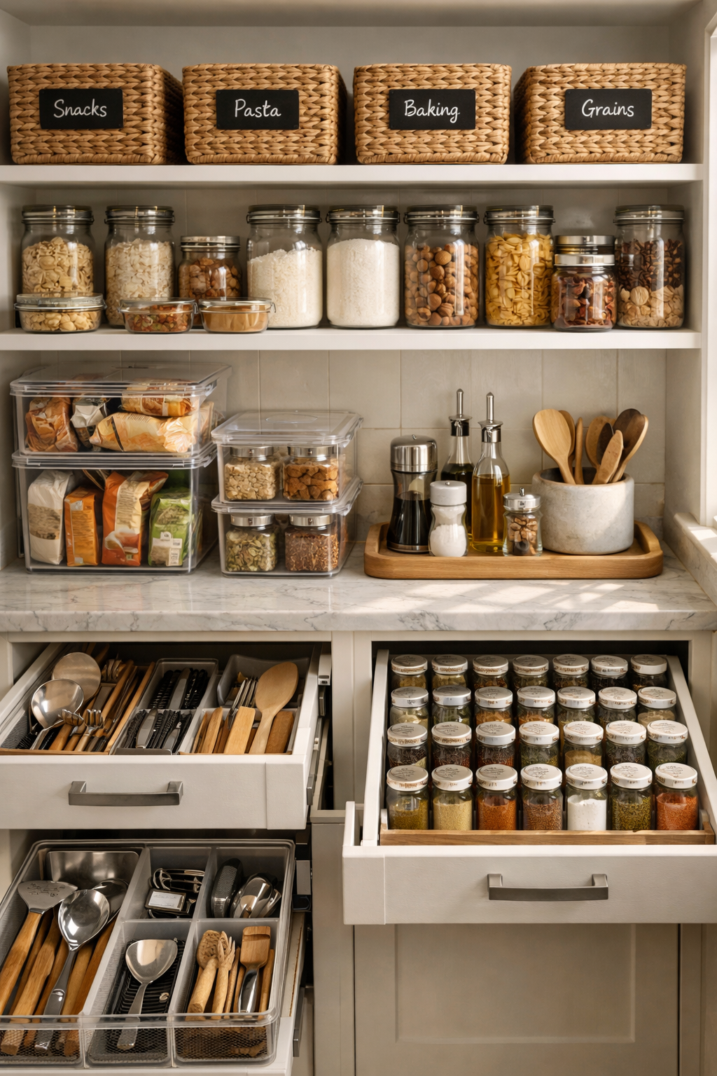 Organizing with Containers and Dividers