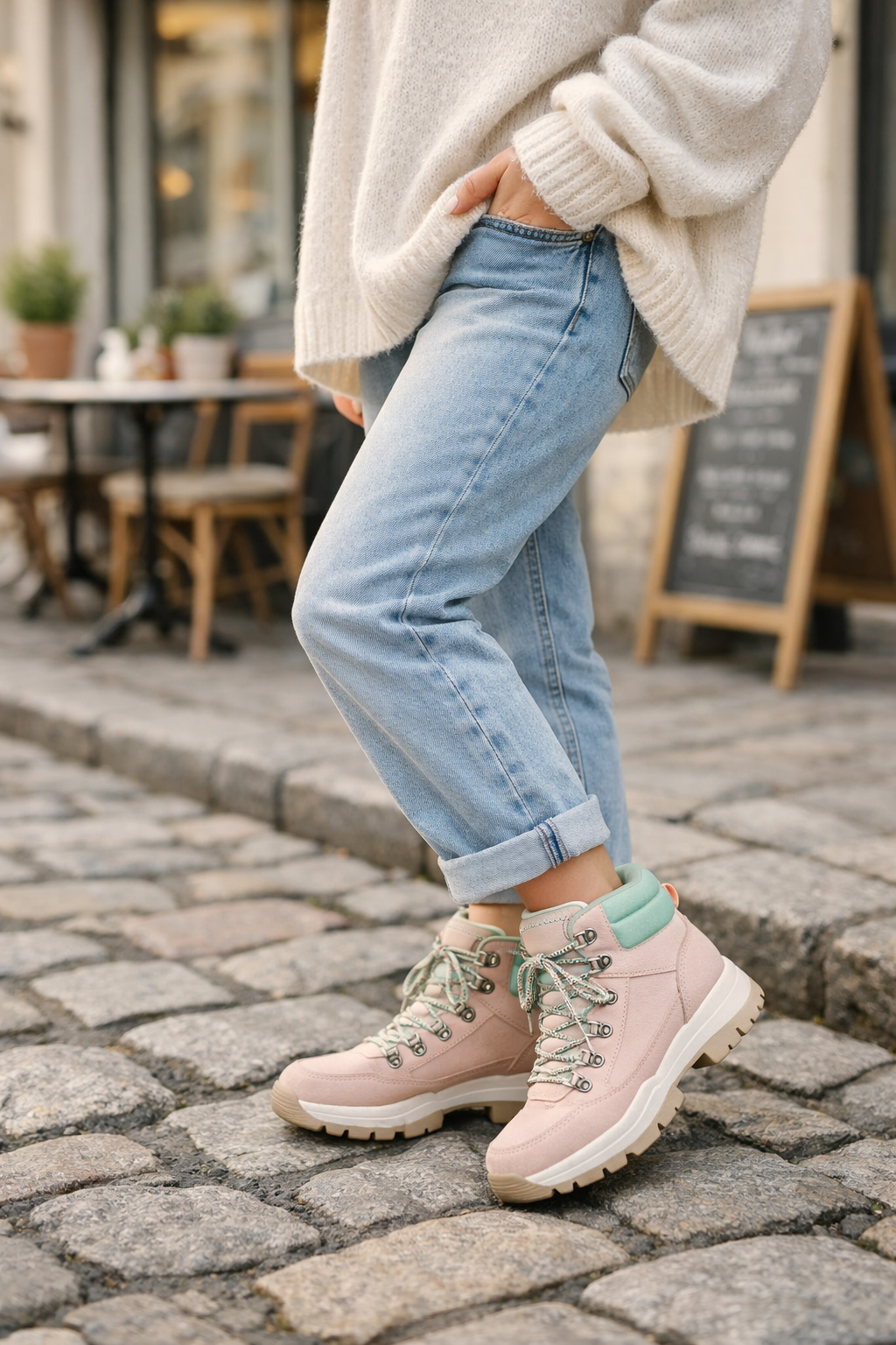 Styling Pastel Hiking Boots Beyond the Trail