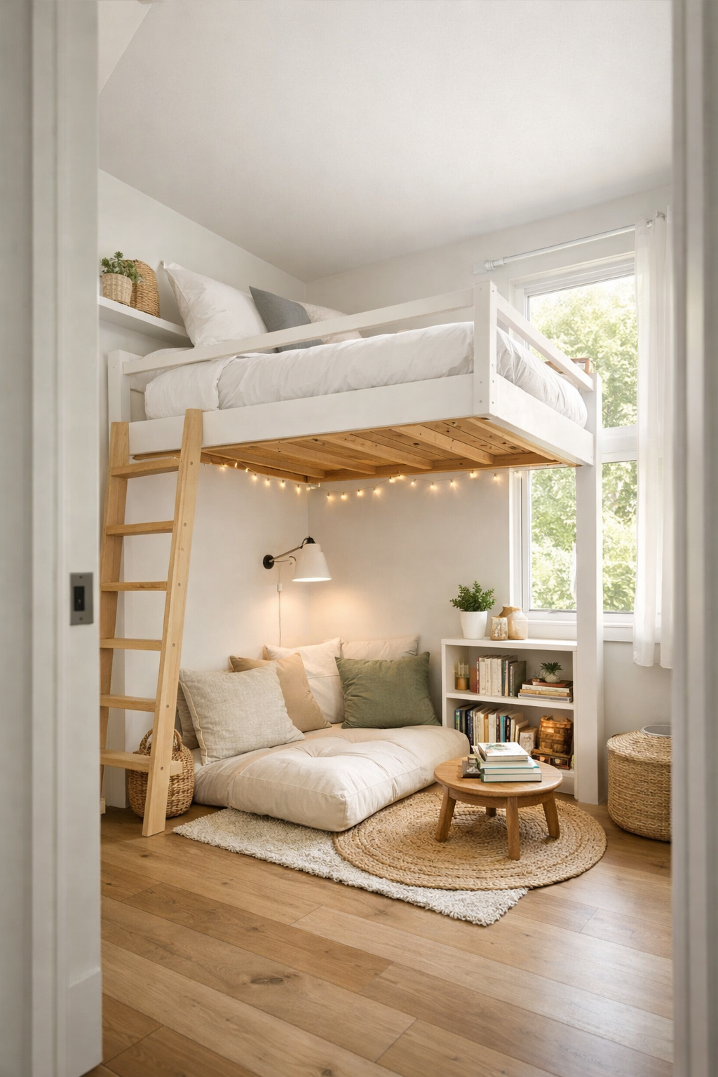 The Space-Saving Magic of Loft Beds in Tiny Rooms
