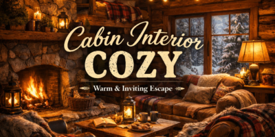 cabin interior cozy