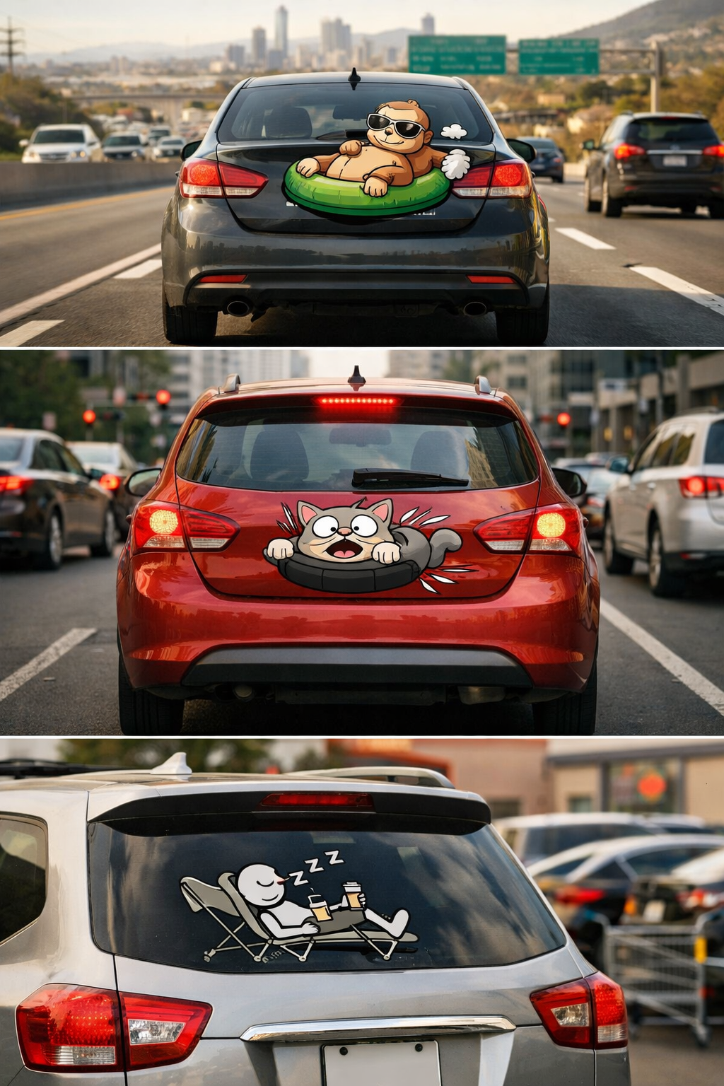 Humor That Matches Different Driving Situations