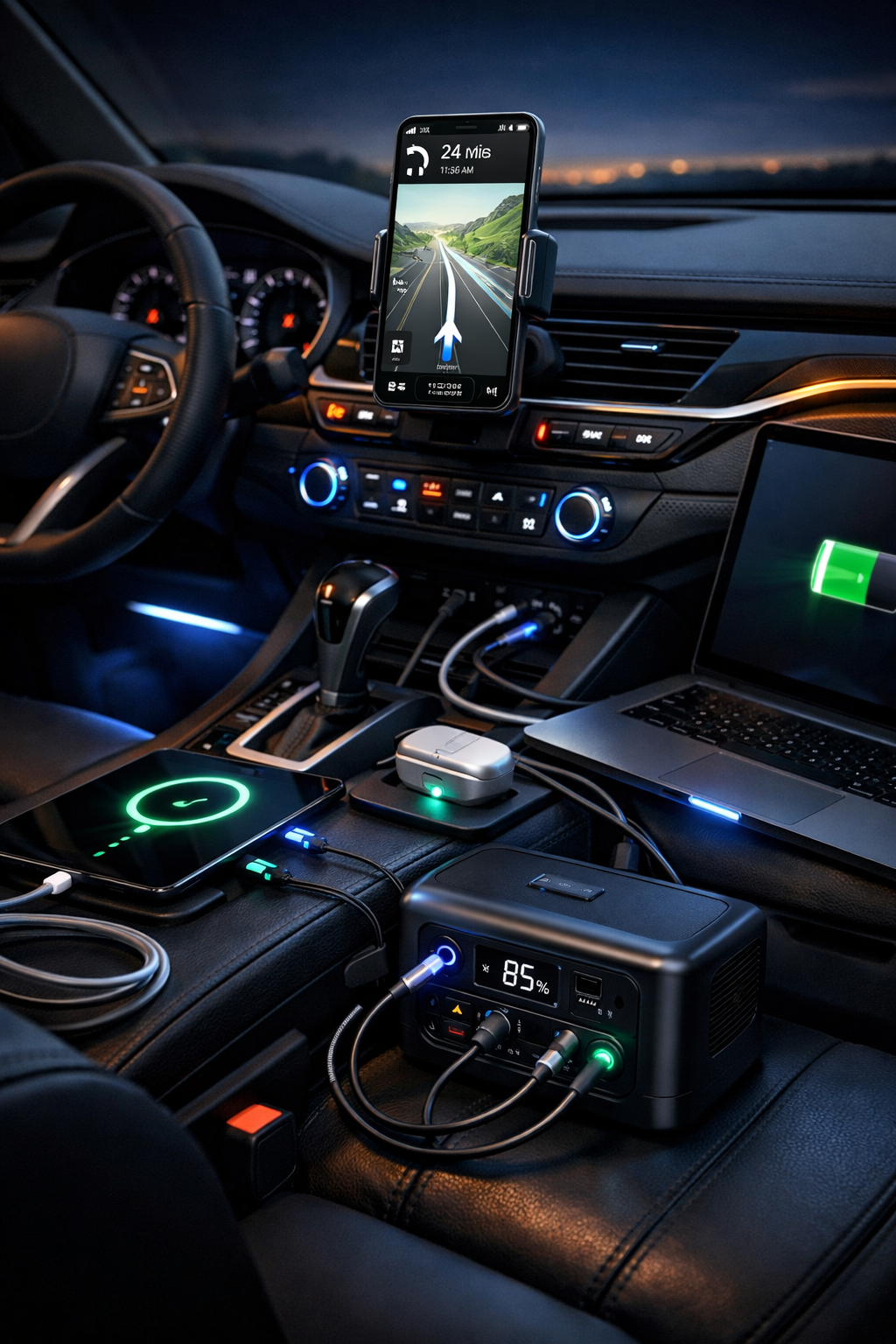 Power and Charging Setup for Modern Travel