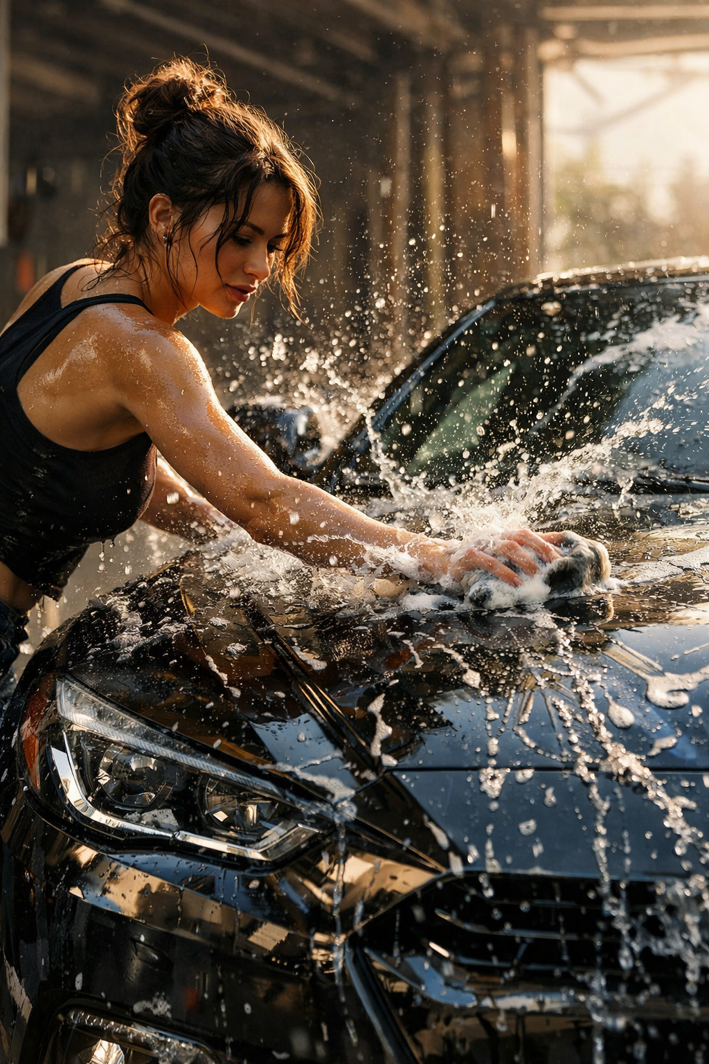 Understanding the Concept Behind a Car Wash Photoshoot